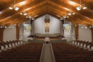 Contemporary Renovations of Church, Sanctuary