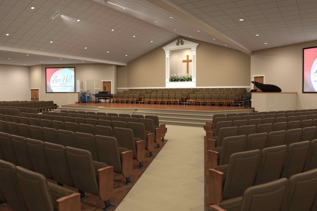 Sanctuary Theater Seating, Theatre Seats - Church Interiors, Inc.