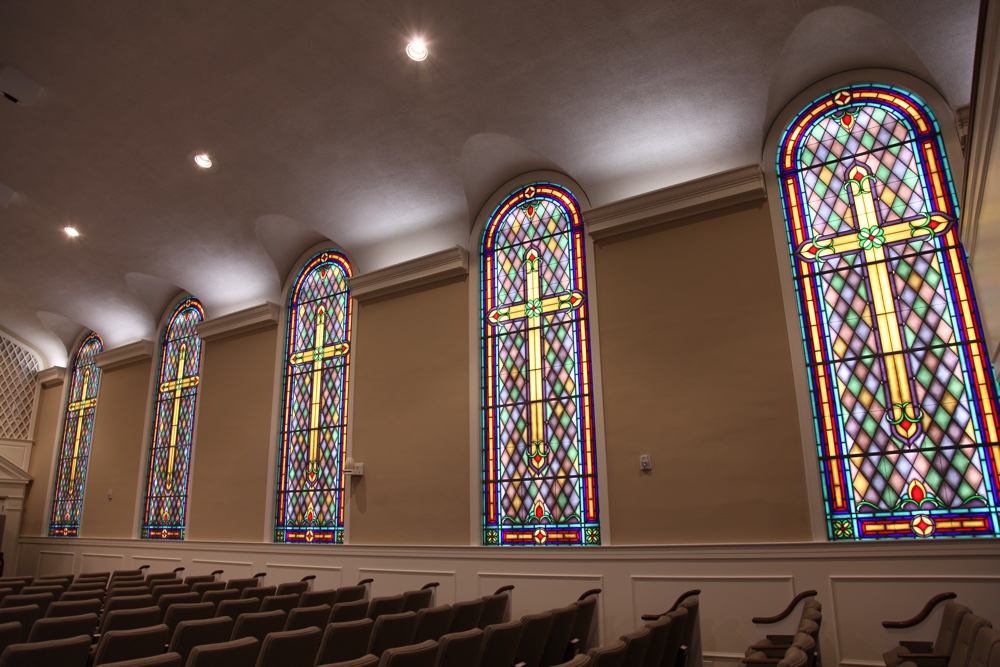 stained glass windows church